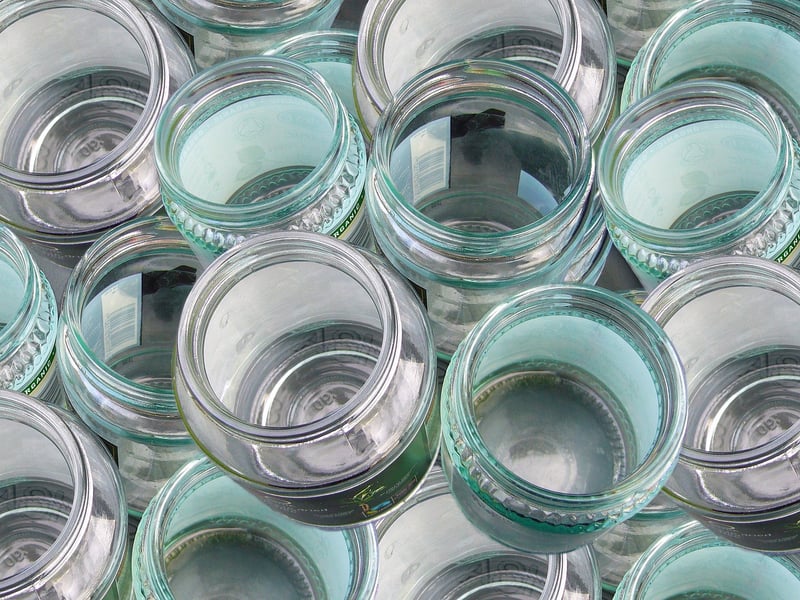Glass Jars Upcycling